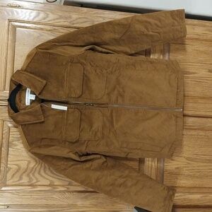 Amazon Essentials NWT Corduroy Insulated Work Jacket Size XS Chestnut Brown